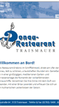 Mobile Screenshot of donau-restaurant.at